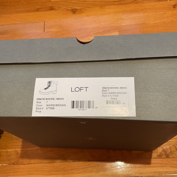Ann Taylor Loft Leopard Hiker Boots - Picture 6 of 9